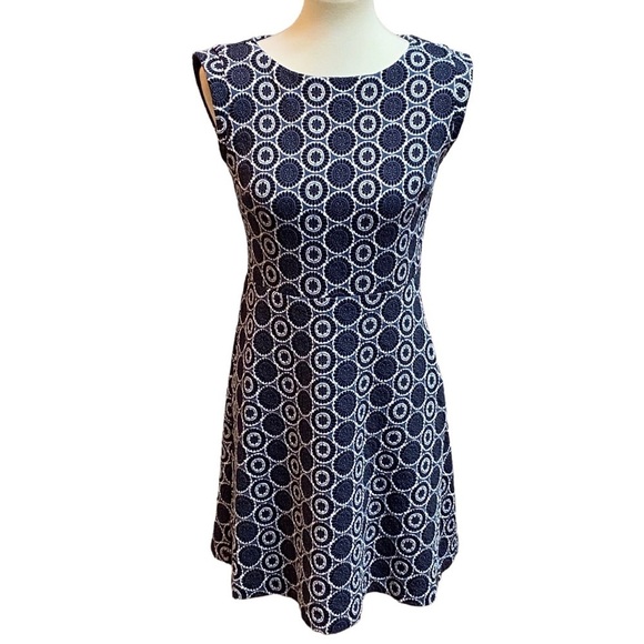 Like New! LOFT Jacquard Dress - Picture 1 of 5